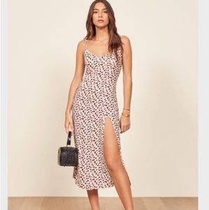 Reformation Crimini Rose Midi Dress size 4